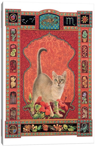 Scorpio - Sirius Canvas Art Print - Ivory Cats