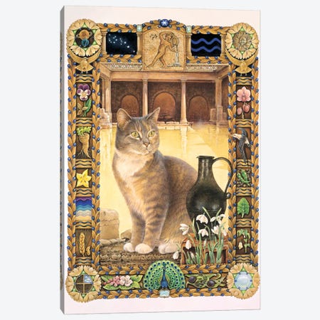 Aquarius - Sappho Canvas Print #IVR4} by Ivory Cats Canvas Print