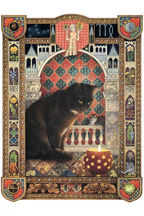 Virgo - Gabrielle (Gabby) by Ivory Cats wall art