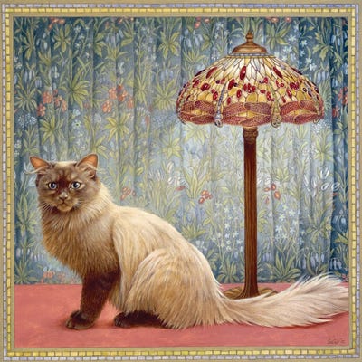 Odette's Alice by Ivory Cats framed canvas print