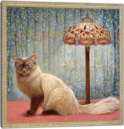 Odette's Alice Canvas Art Print - Ivory Cats