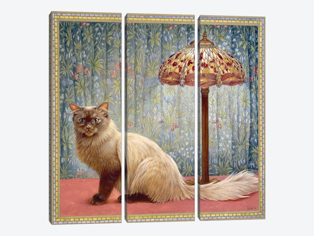 Odette's Alice by Ivory Cats 3-piece Canvas Artwork