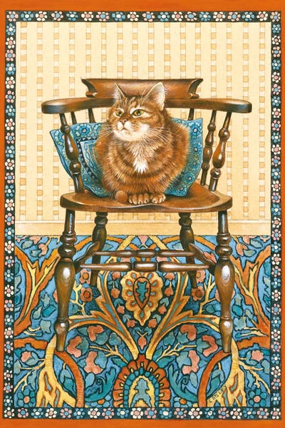 Blossom On Grandfather's Chair by Ivory Cats art print