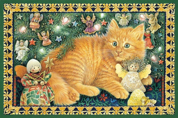 Vintage Christmas: Hark The Herald Angels Sing by Ivory Cats