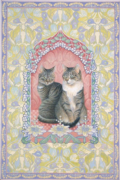 Gemma And Her Daughter Muppet by Ivory Cats canvas print