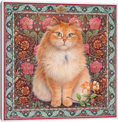 Blossomire Russian Princess Canvas Art Print - Ivory Cats