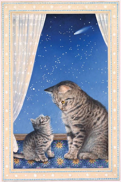 Ivory Cats: Mintaka With His Mother Lucy by Ivory Cats