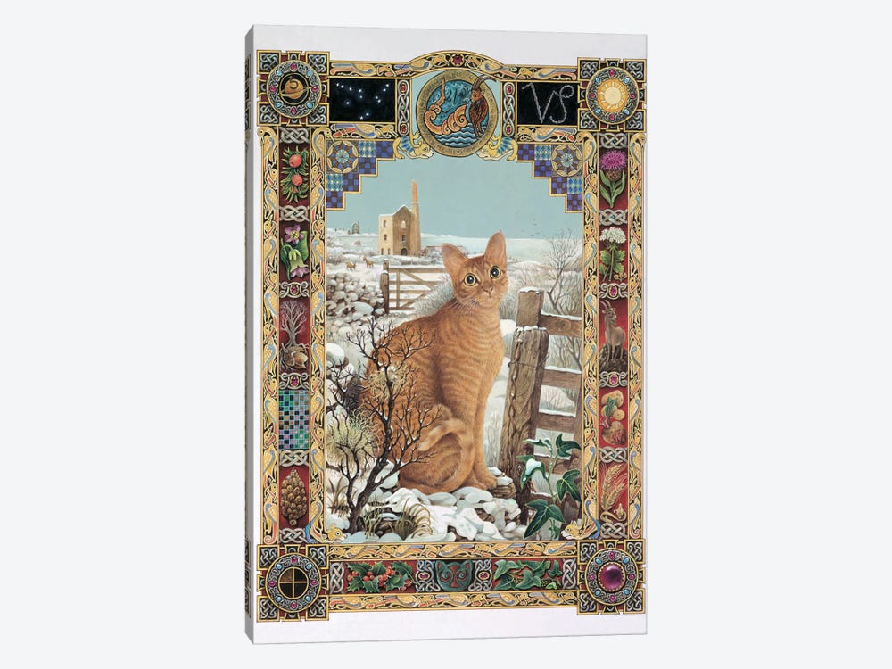 Capricorn - Muggley by Ivory Cats 1-piece Canvas Wall Art