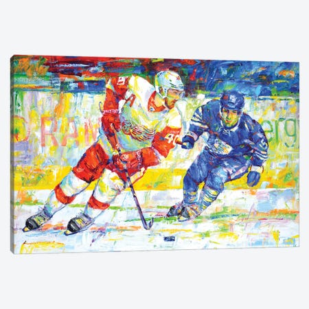 Hockey Canvas Print #IYK109} by Iryna Kastsova Canvas Artwork
