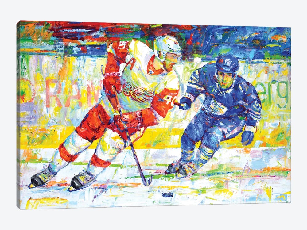 Hockey by Iryna Kastsova 1-piece Canvas Artwork