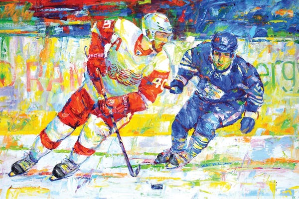Kids Sports Art: Hockey by Iryna Kastsova