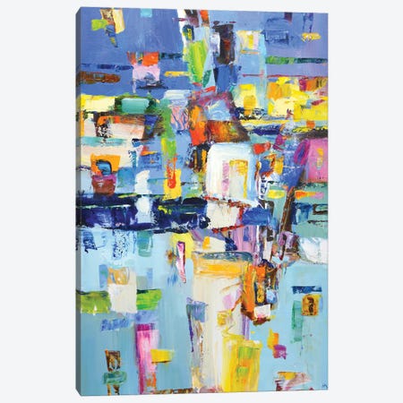 Evening In The City Canvas Print #IYK117} by Iryna Kastsova Canvas Artwork