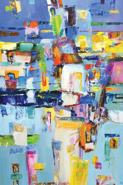 Iryna Kastsova: Evening In The City by Iryna Kastsova