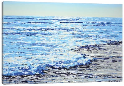Ocean Blue Glare VI Canvas Art Print - Iryna Kastsova