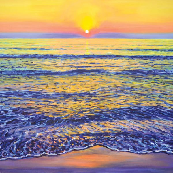Iryna Kastsova: Ocean Sunset by Iryna Kastsova