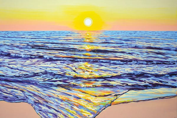 Iryna Kastsova: Ocean Sunset XVI by Iryna Kastsova