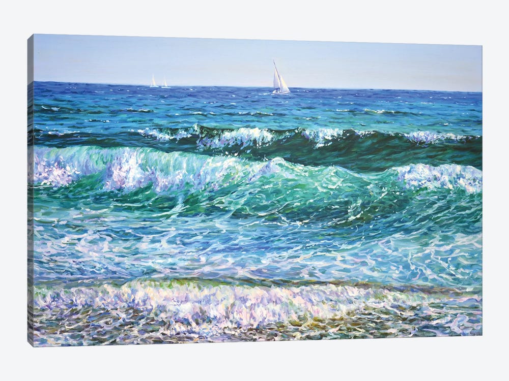 Sea The Waves by Iryna Kastsova 1-piece Canvas Print