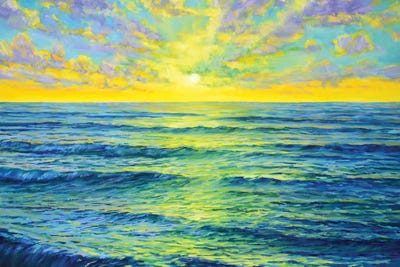 Sunset by Iryna Kastsova framed canvas print