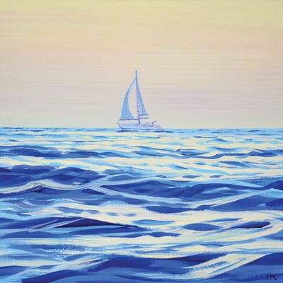 Yacht Travel by Iryna Kastsova canvas print