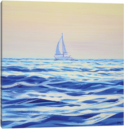 Yacht Travel Canvas Art Print - Iryna Kastsova