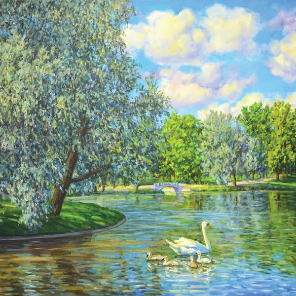 Iryna Kastsova: In The Summer Park by Iryna Kastsova