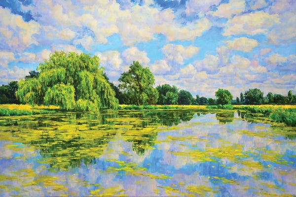 Willow Trees: Summer by Iryna Kastsova