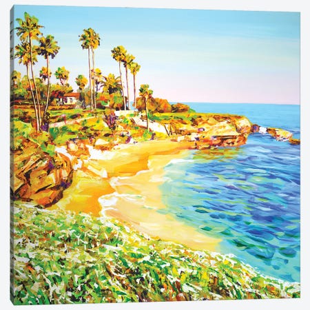 San Diego Beach California V Canvas Print #IYK557} by Iryna Kastsova Canvas Artwork