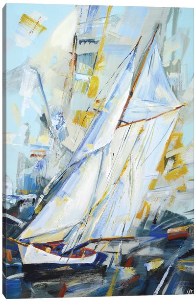 Silver Sails Canvas Art Print - Iryna Kastsova