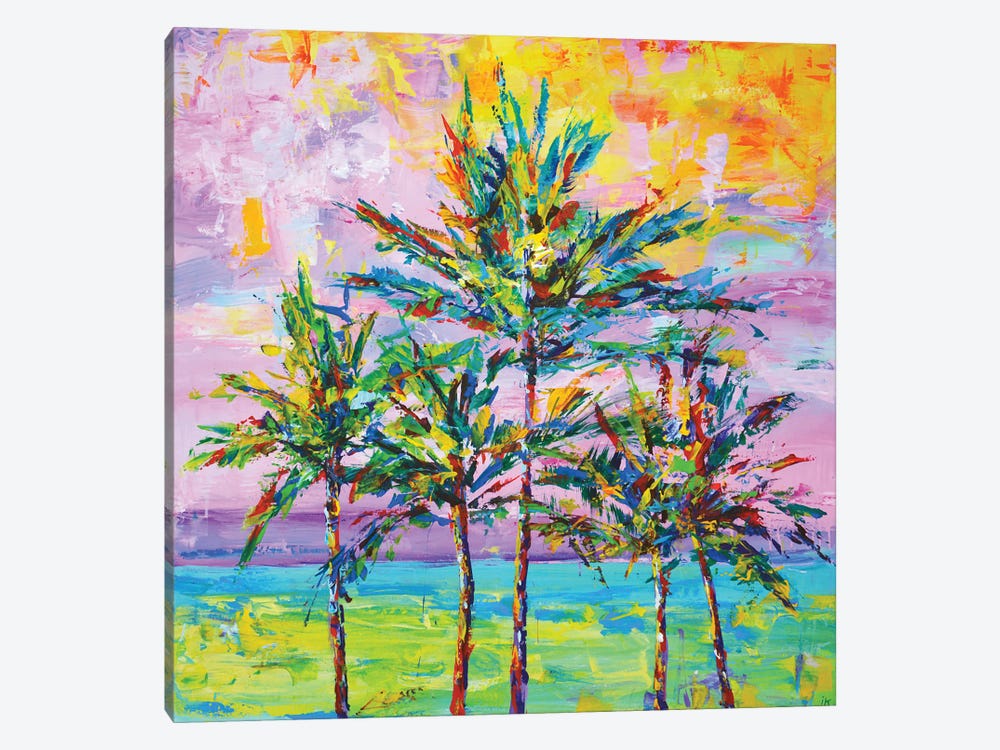 California Palms II by Iryna Kastsova 1-piece Canvas Wall Art