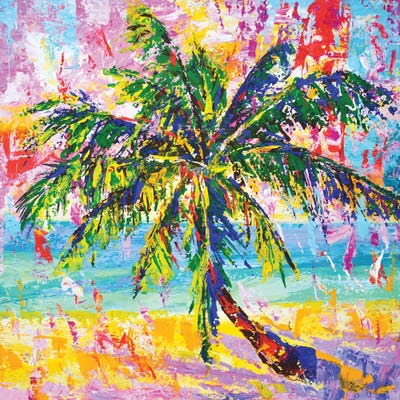 Palm Ocean by Iryna Kastsova canvas print