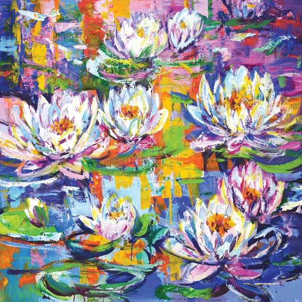 Iryna Kastsova: Water Lilies by Iryna Kastsova