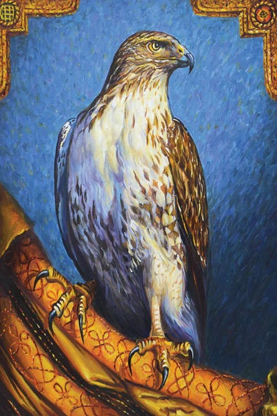 Iryna Kastsova: Falcon by Iryna Kastsova