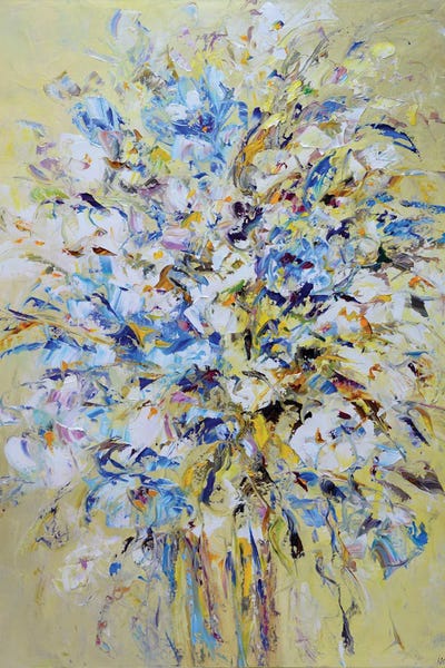 Abstract Bouquet by Iryna Kastsova canvas print
