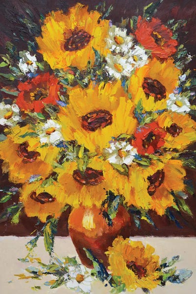 Fine Art Print: Sunflowers XXIII by Iryna Kastsova
