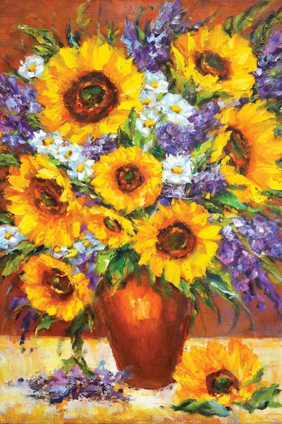 Sunny Bouquet L by Iryna Kastsova canvas print
