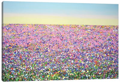 Summer Flower Field VII Canvas Art Print - Iryna Kastsova