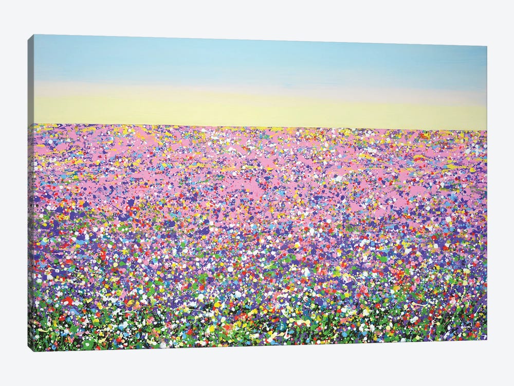 Summer Flower Field VII by Iryna Kastsova 1-piece Canvas Print