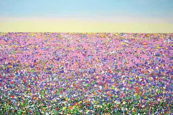 Iryna Kastsova: Summer Flower Field VII by Iryna Kastsova
