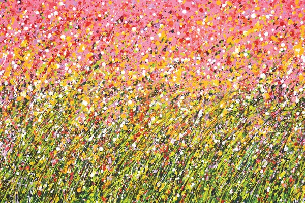 Iryna Kastsova: Flower Field Summer by Iryna Kastsova