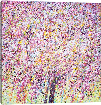 Sakura II Canvas Art Print - Cherry Tree Art