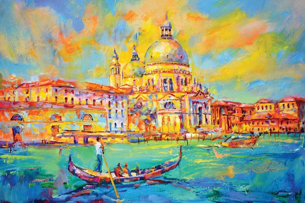 Iryna Kastsova: Walking In Venice II by Iryna Kastsova