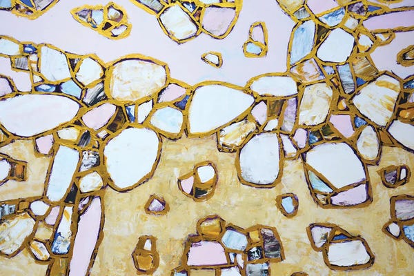 Iryna Kastsova: Composition With Gold by Iryna Kastsova