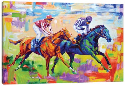 Horses Canvas Art Print - Equestrian Art