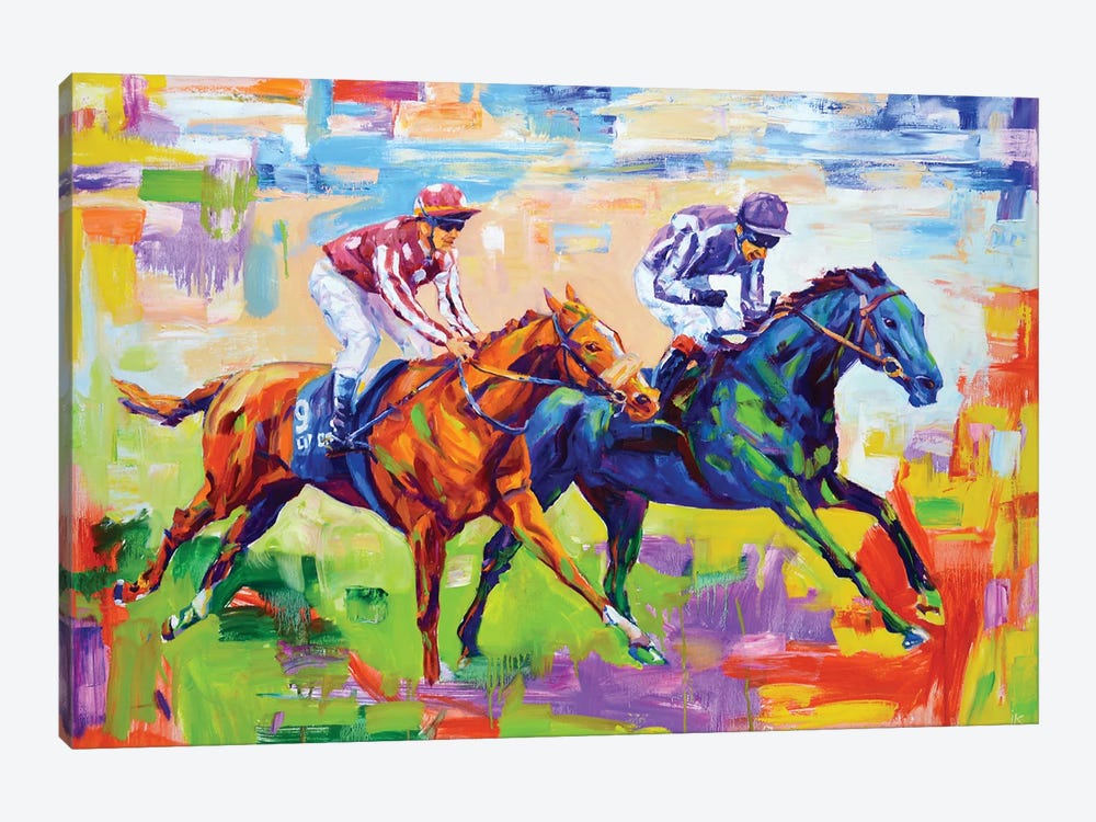 Horses by Iryna Kastsova 1-piece Canvas Art