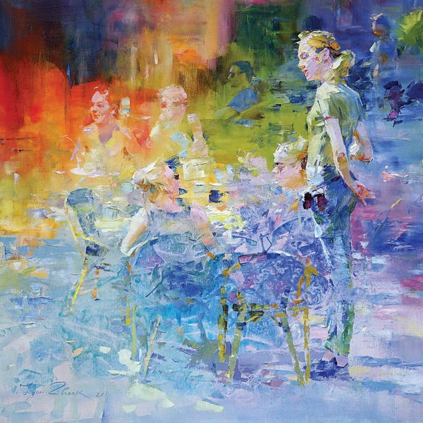 Colorful Abstracts: Cafe Mosaic III by Igor Zhuk