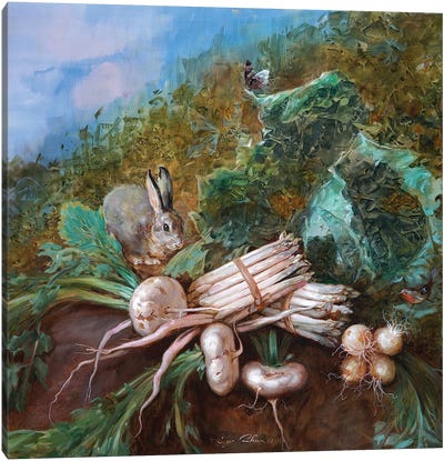 Year Of The Rabbit Canvas Art Print - Astrology Art