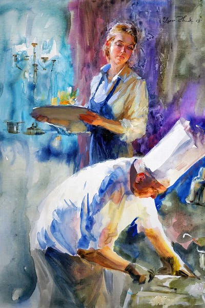 Cafe Mosaic VIII by Igor Zhuk art print