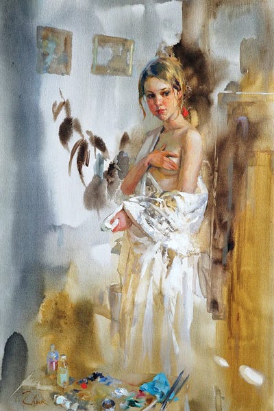 Igor Zhuk: In The Artist's Studio by Igor Zhuk
