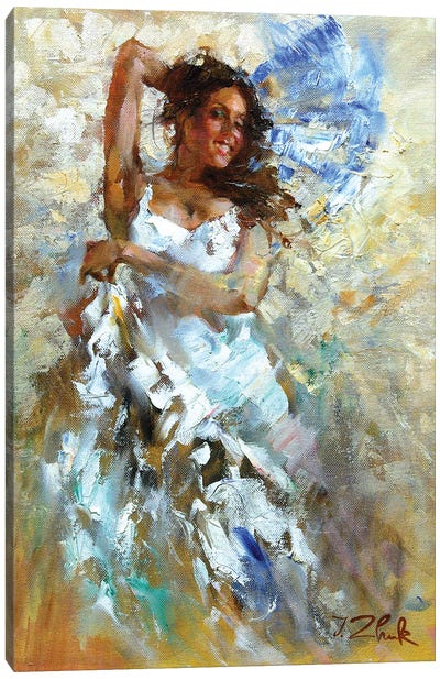 In The Dance Canvas Art Print
