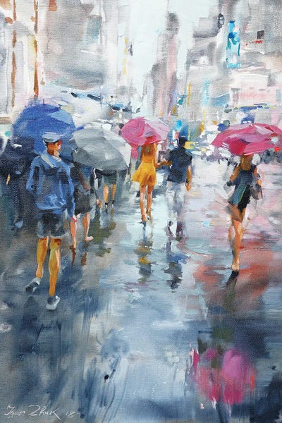Umbrellas: It's Raining by Igor Zhuk